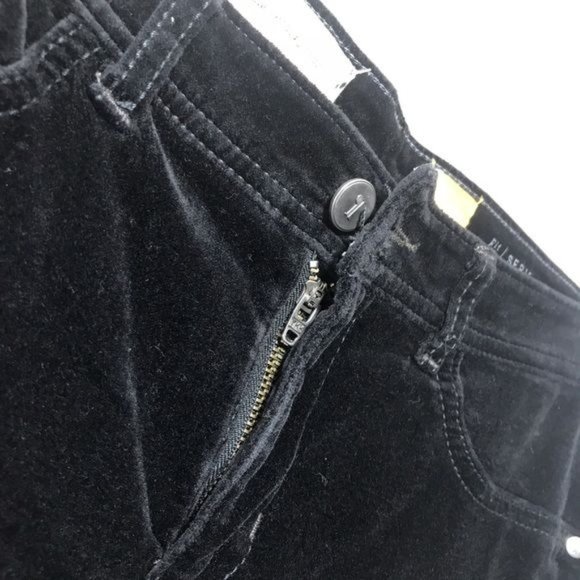 PILCRO ANTHROPOLOGIE Velvet Serif Pants Size 29 P - Picture 6 of 12